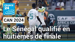 CAN 2024  Le Sénégal qualifié pour les huitièmes de finale • FRANCE 24 [upl. by Aninahs970]