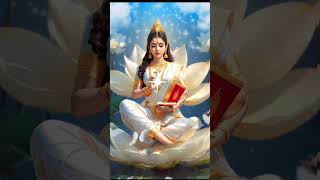 💐Shree Shree saraswati vandana🥀  saraswati Hindi vandana  cute saraswati 🙏shorts [upl. by Norean]