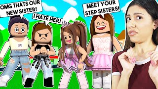 We Met Our EVIL STEP SISTER For The First Time and We HATE HER Roblox Roleplay [upl. by Ylatan]