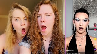 Reacting To TikTok Thirst Traps That Will DROP Your JAW  Hailee And Kendra [upl. by Lonni]