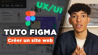 Tutoriel Figma UXUI  comment designer une maquette de site web [upl. by Nayllij820]