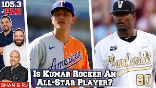 How Will The Rangers Look With Kumar Rocker AND Jack Leiter  Shan amp RJ [upl. by Ayian]