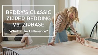 Beddys Classic Zipper Bedding vs ZipBase  Whats The Difference [upl. by Cloots]