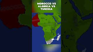 Morocco vs Algeria vs Tunisia countryballs mapping battleroyale morocco algeria tunisia [upl. by Dihaz]