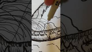 Inktober Day 20 Uncharted art artsandcrafts drawing inking inktober inktober2024 [upl. by Adnael679]