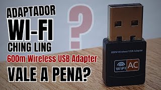 Adaptador USB 600M Wireless USB Adapter WIFI AC do Ali Express Vale a Pena [upl. by Irtak547]