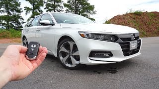 2018 Honda Accord Sport 20T Manual Test Drive Video Review [upl. by Htehpaj]