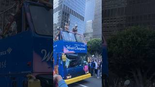 2024 LA DODGERS CHAMPIONSHIP PARADE DOWNTOWN [upl. by Iznik]