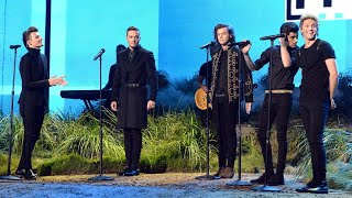 One Direction  Night Changes Live on American Music Awards 4K [upl. by Cahra]