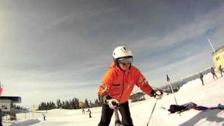 Skifahren in der SkiWelt mit Ingrid Salvenmoser [upl. by Ahsitel]