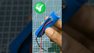 No Soldering Needed Connect Wires to LithiumIon Batteries Easily diy tech lifehacks [upl. by Etnahsa]