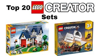 Top 20 LEGO Creator Sets [upl. by Lenore598]