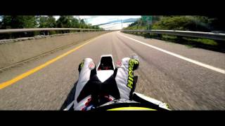 GOPRO ROGER HICKEY 100 MPH STREET LUGE 2016 [upl. by Adnalay]