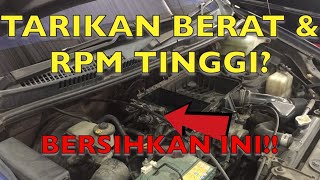 TUTORIAL PEMBERSIHAN DAN RESET ISC idle speed control penyebab RPM tinggi nyendat dan BBM boros [upl. by Rednasxela]