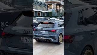 Donze093 with his RS3 rs3 rs audi carlover monaco carlifestyle [upl. by Favianus]