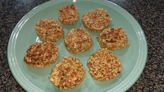 GALLETAS DE AVENA Y PLATANO EN SARTEN SOLO 2 INGREDIENTESSIN HORNO [upl. by Nediarb217]