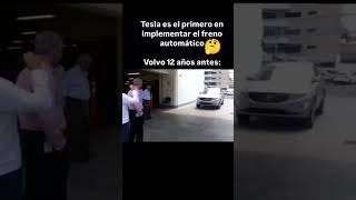 😱 ¡Tesla NO inventó el AUTOFRENO Volvo lo hizo 12 AÑOS ANTES 😳 autos automobile coches auto [upl. by Bernat236]