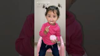 Shivya enjoying cupcakes baby shorts newborn [upl. by Faruq]