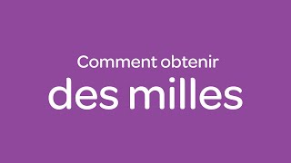 Comment obtenir des milles AIR MILESmd [upl. by Reel]