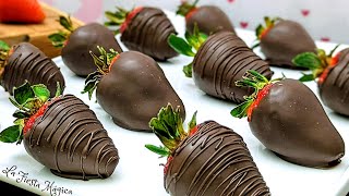 COMO HACER FRESAS CUBIERTAS DE CHOCOLATE Técnica fácil 🍓🍫 [upl. by Miguelita]