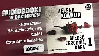 MIłość zbrodnia kara Cz1  Helena Kowalik  AudiobookPL 1 [upl. by Tneciv]