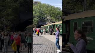 Kjosfossen Falls and Flamsbana Train Myrdal Norway July 2024 [upl. by Bobbee]