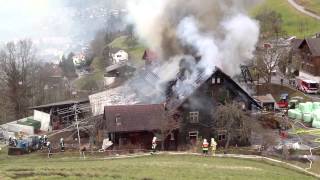 Bauernhof in Batschuns niedergebrannt II [upl. by Dodie]