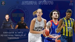 Avrupa Stüdyo  Euroleague  Olimpiakos  Fenerbahçe Beko A Efes  Kızılyıldız  Eurocup Women [upl. by Fusco]