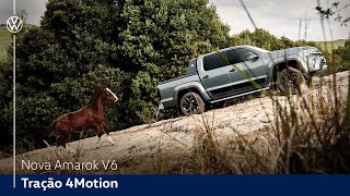 Nova Amarok V6  Tração4Motion  VWBrasil [upl. by Priebe]