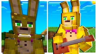 Play As Spring Bonnie Movie  Spring Bonnie Costume in Minecraft [upl. by Steffy829]