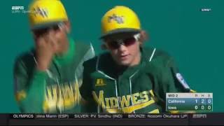 LLWS16 Game 6 Highlight  Miles Risley Iowa Web Gem [upl. by Ultan718]