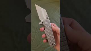 Artisan Cutlery Proponent Titanium Frag Knife [upl. by Nelg789]