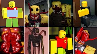 Roblox Residence Massacre Night 2 Intro Scene  All Monster Jumpscares amp All Endings [upl. by Katharine]