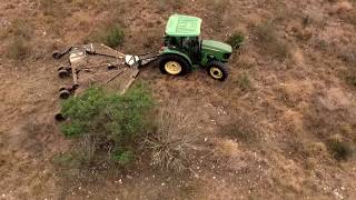 Shredding Live Oak County Texas with John Deere and Modern Mfg [upl. by Notsej605]