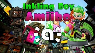 Inkling Boy Amiibo IN GAME Squinja Suit [upl. by Nahtnamas]