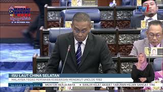 15 OKT 2024 – BERITA PERDANA – MALAYSIA TEGAS PERTAHAN KEBEBASAN MENGIKUT UNCLOS 1982 [upl. by Asus]