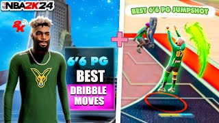 66 PG  this jumpshot😱 amp these INSANELY FAST dribble moves  ZEN STOPPER in NBA 2K24 [upl. by Pence]