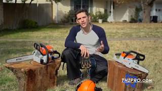 Stihl Battle  Gas Vs Electric Chainsaw [upl. by As]