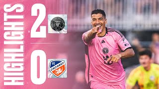 HIGHLIGHTS Inter Miami 20 FC Cincinnati  Suarez RECORD BREAKING NIGHT [upl. by Akimad]