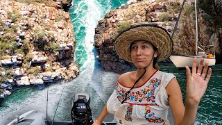 INSANE Boating in WILD Tides HORIZONTAL FALLS [upl. by Buller]