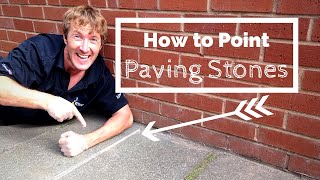 How to Point Paving Slabs  a Simple Patio Jointing Guide for Beginners [upl. by Grindle]