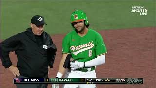 Ole Miss Baseball at Hawaii Game 1 Highlights [upl. by Ettevahs]