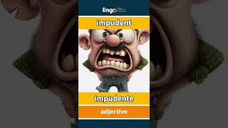 🇬🇧🇪🇸 impudent  impudente  vocabulary builder  learn English  aprendamos inglés [upl. by Acherman]