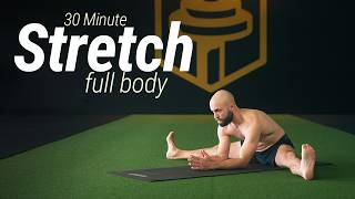 30 Minute Full Body Stretch Workout  Follow Along No Talking [upl. by Treblihp855]