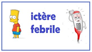 🔵ictère febrile🌡 [upl. by Elatsyrk]