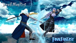 Vergil vs Sephiroth  Final Fantasy X Devil May Cry  Capcom X Square Enix [upl. by Ehtylb]