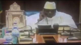 Gambia Yahya Jammeh Calling Presidentelect Barrow To Concede Defeat [upl. by Mientao]