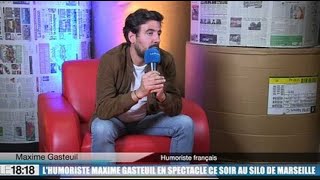 Lhumoriste Maxime Gasteuil en spectacle ce soir au Silo à Marseille [upl. by Gonroff361]