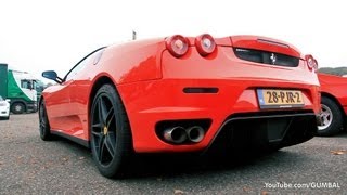 Ferrari F430 w Capristo Exhaust Very LOUD SOUNDS [upl. by Ahsenad]