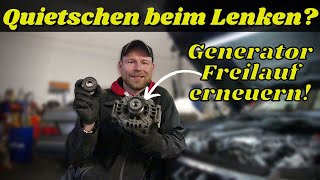 Wenn der Riemen quietscht  Generator Freilauf tauschen Mercedes W211 Lichtmaschine  MB Youngtimer [upl. by Nannoc]